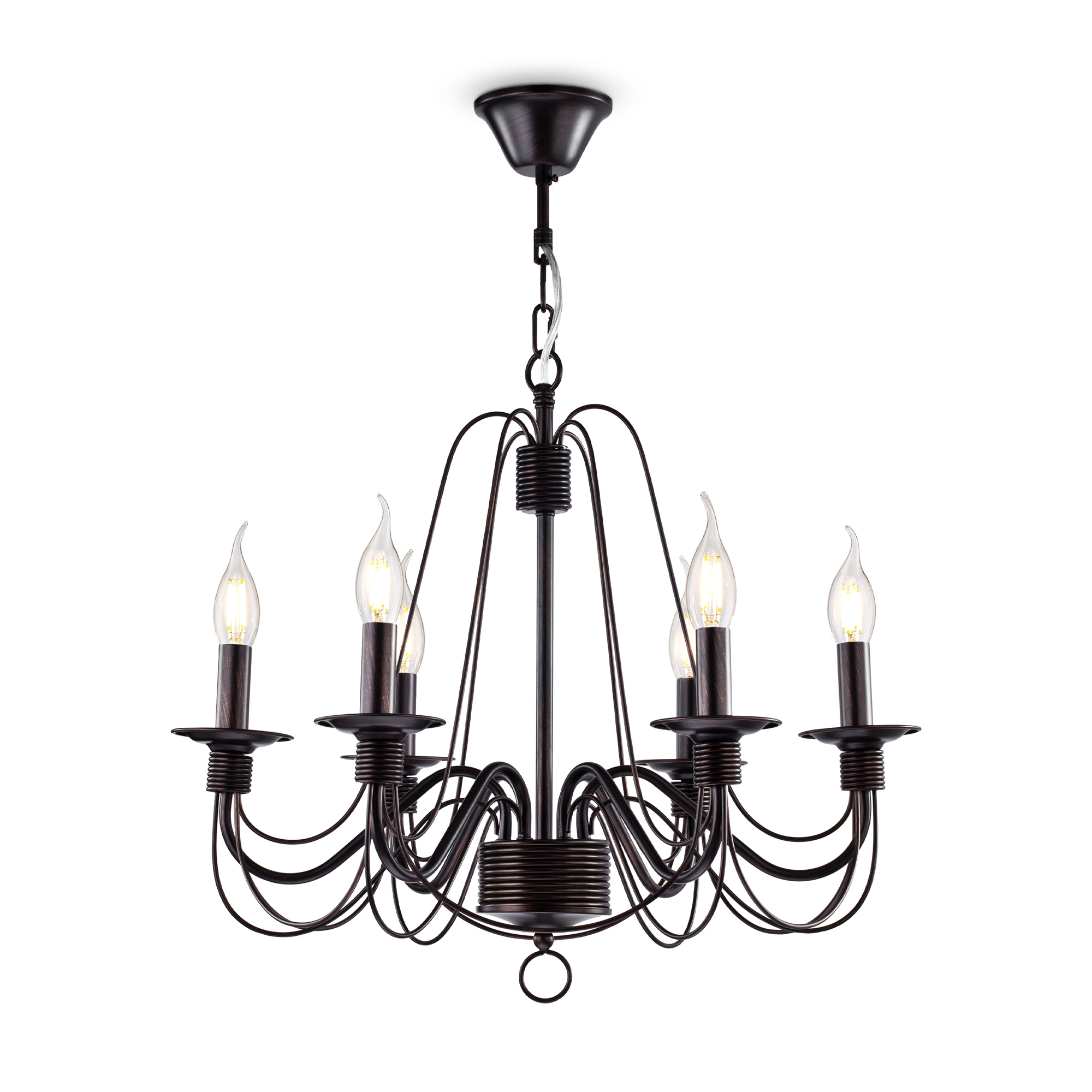картинка Подвесная люстра Freya Velia FR2046-PL-06-BR от магазина pro-decor.kz