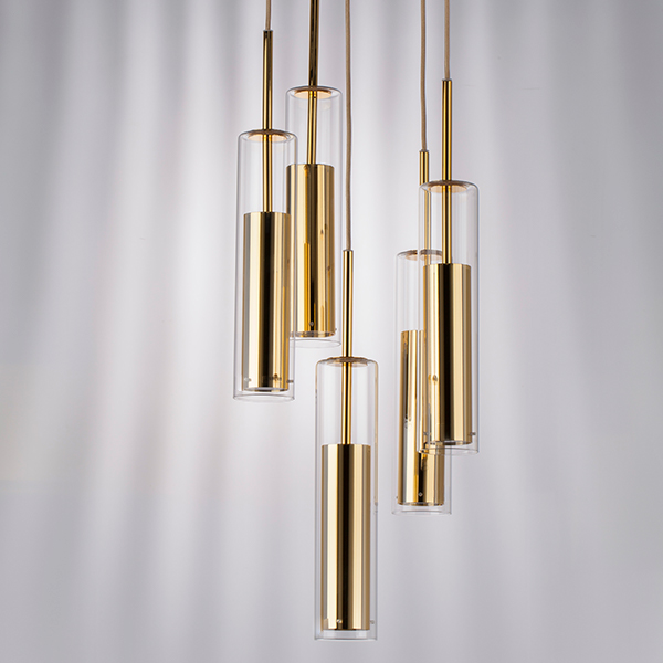 картинка 756052 Люстра CILINO 5х40W GU10 GOLD от магазина pro-decor.kz