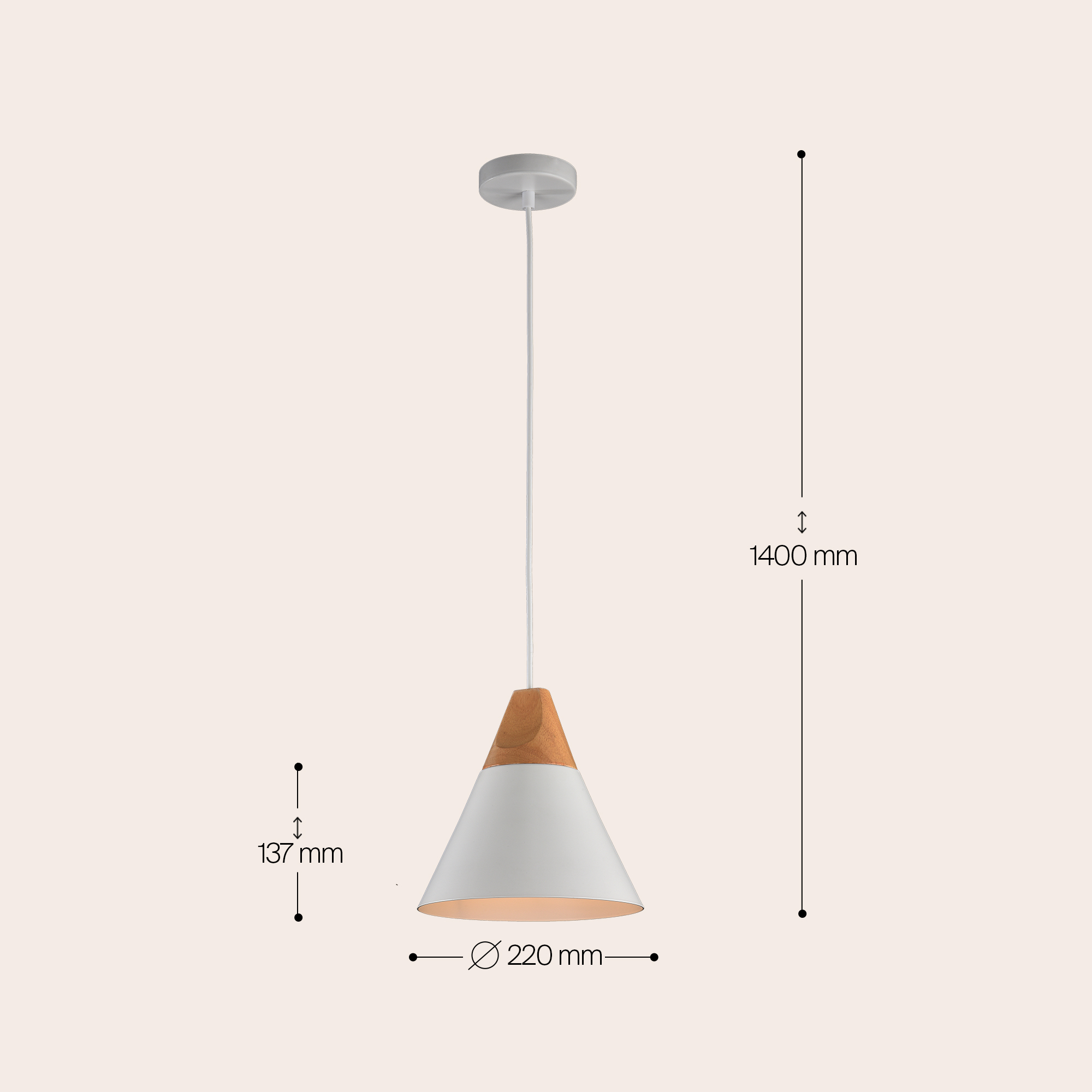 картинка Подвесной светильник Maytoni Bicones P359-PL-01-W от магазина pro-decor.kz