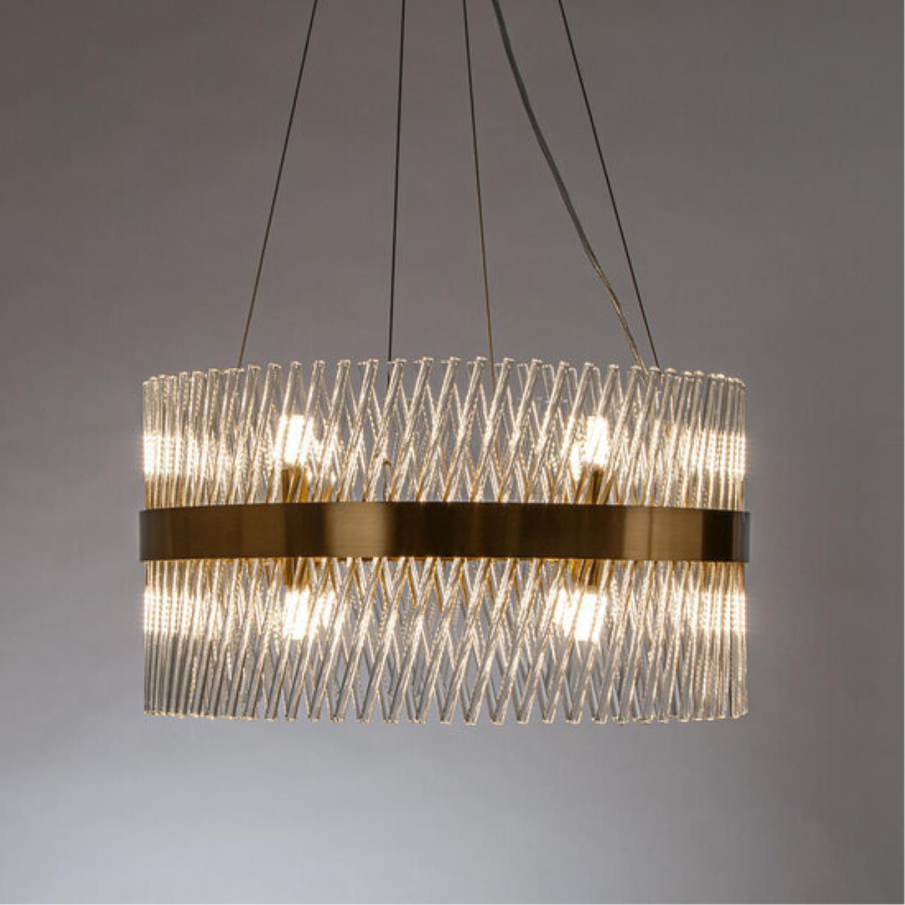 картинка Подвесная люстра Arte Lamp ACAPULCO A1073LM-12PB от магазина pro-decor.kz