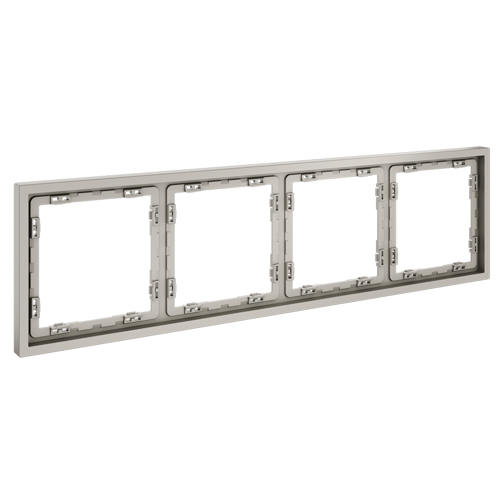 картинка Рамка пластиковая VOLTUM S70 на 4 поста, (кашемир) VLS100403 от магазина pro-decor.kz