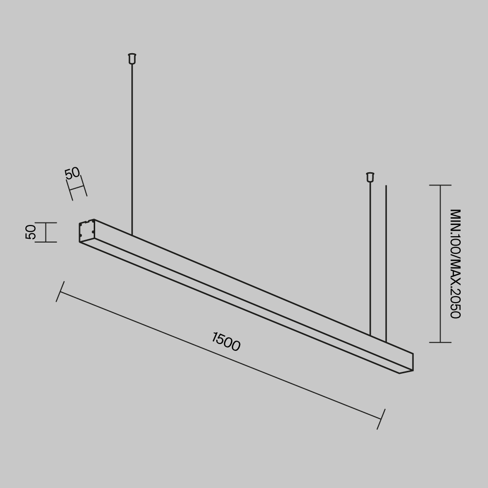 картинка Линейный светильник Technical LL312022 магазин pro-decor.kz являющийся официальным дистрибьютором в Казахстане картинка Линейный светильник Technical LL312022 от магазина pro-decor.kz