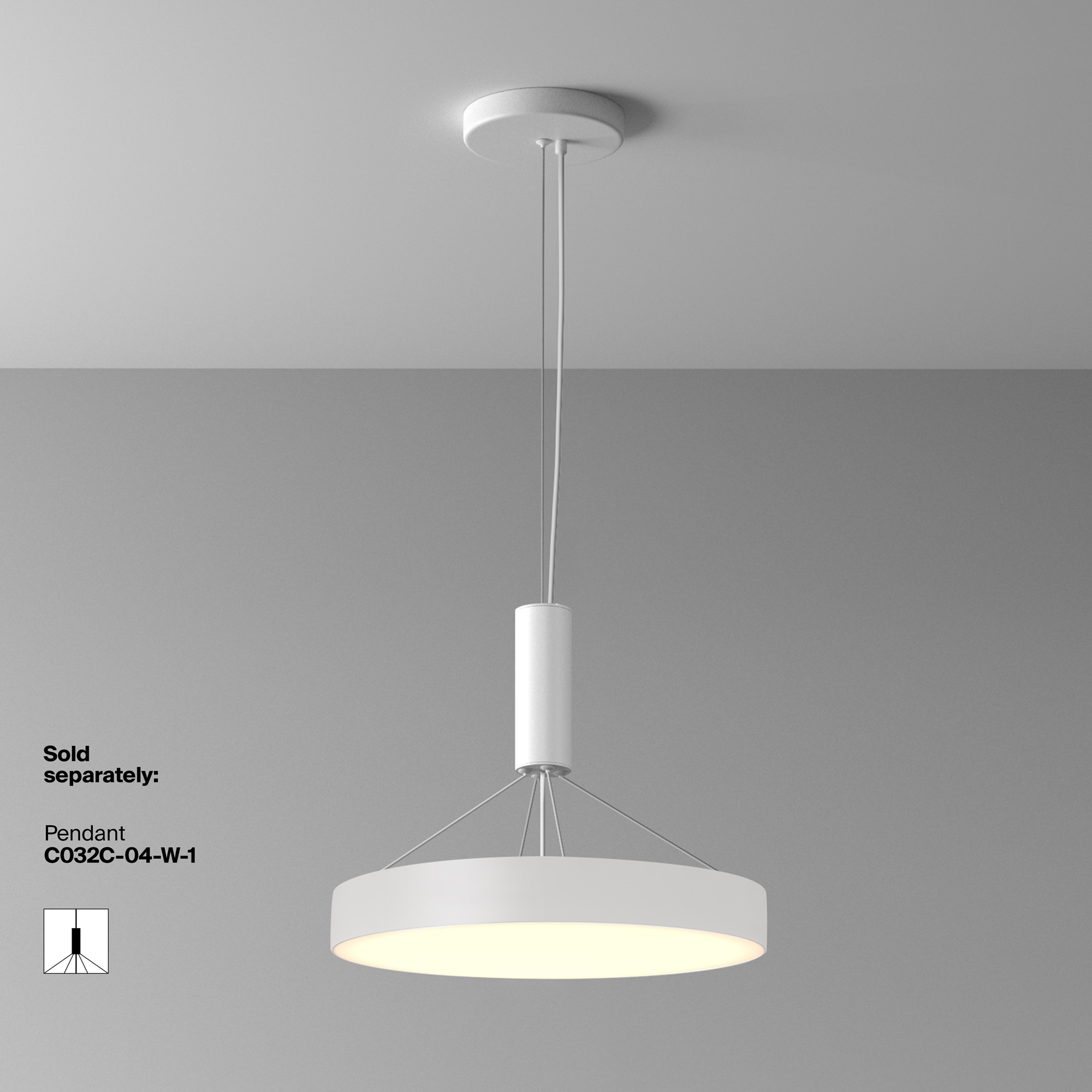 картинка Потолочный светильник Technical C032CL-45W3K-RD-W от магазина pro-decor.kz