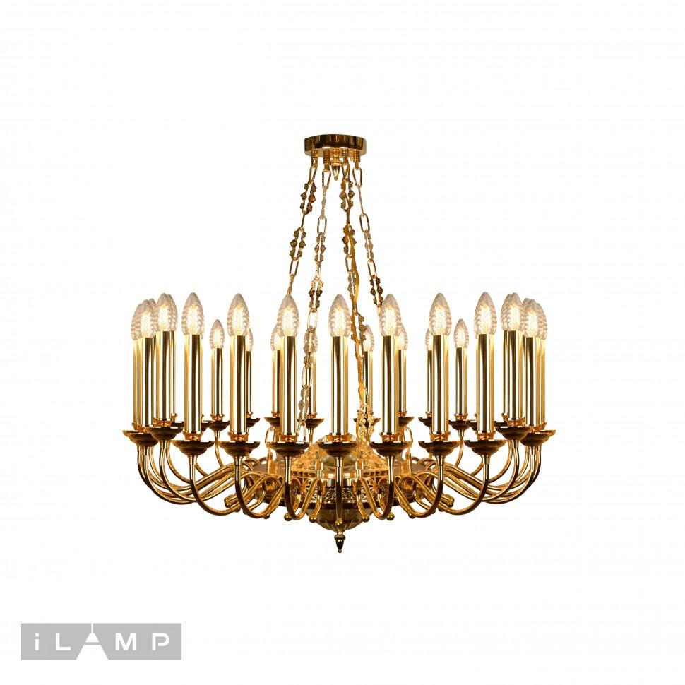 картинка Подвесная люстра iLamp Louvre MD8551-30 GD от магазина pro-decor.kz