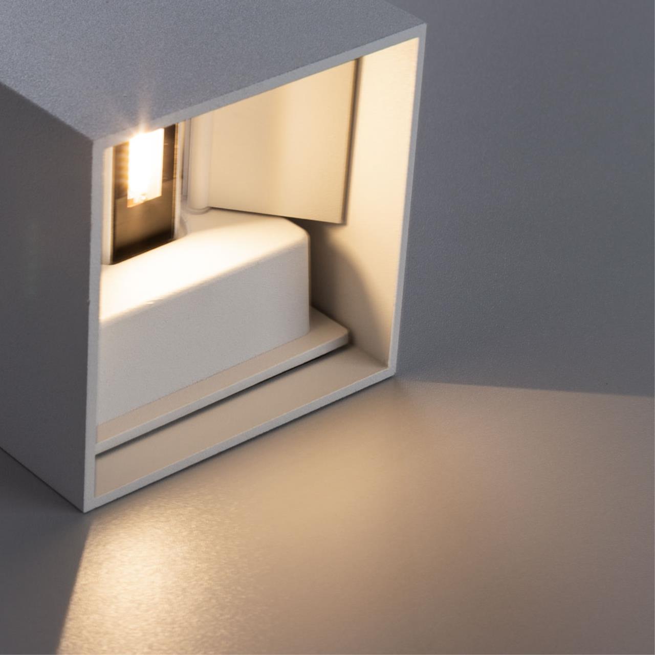 картинка Уличный настенный светодиодный светильник Arte Lamp Rullo A1414AL-1WH от магазина pro-decor.kz