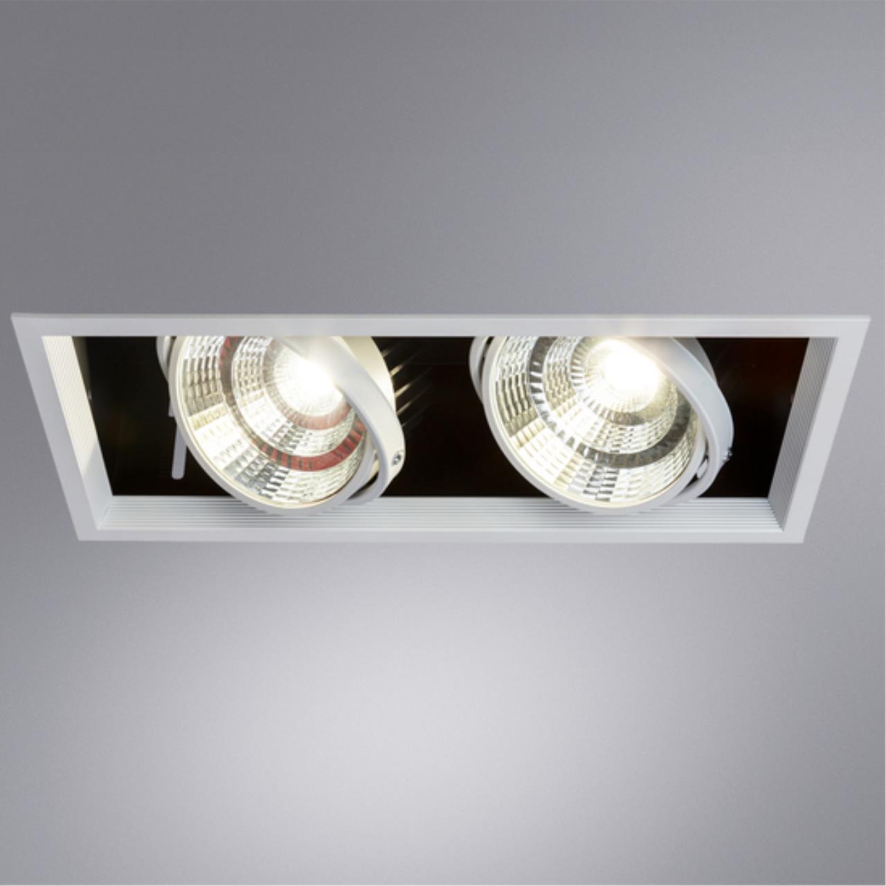 картинка Встраиваемый светодиодный светильник Arte Lamp Merga A8450PL-2WH от магазина pro-decor.kz
