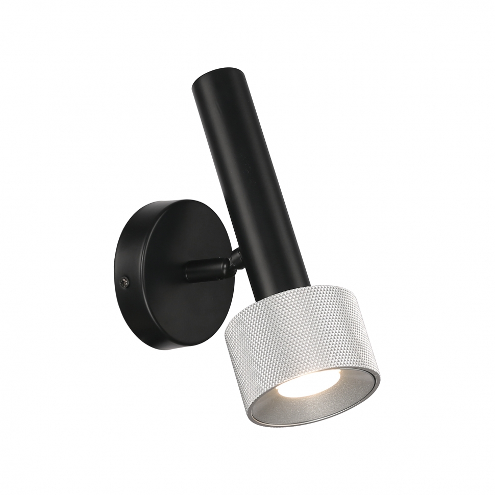 картинка Светильник настенный iLedex Delta iLedex 2360-1 BK+SL от магазина pro-decor.kz