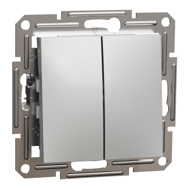 картинка Asfora двухклавишный выключатель, однополюсный Schneider Electric EPH0300161 магазин pro-decor.kz являющийся официальным дистрибьютором в Казахстане картинка Asfora двухклавишный выключатель, однополюсный Schneider Electric EPH0300161 от магазина pro-decor.kz