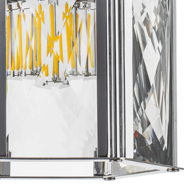 картинка 722014 Люстра LIMPIO 1х40W E27 ХРОМ/ПРОЗРАЧНЫЙ от магазина pro-decor.kz