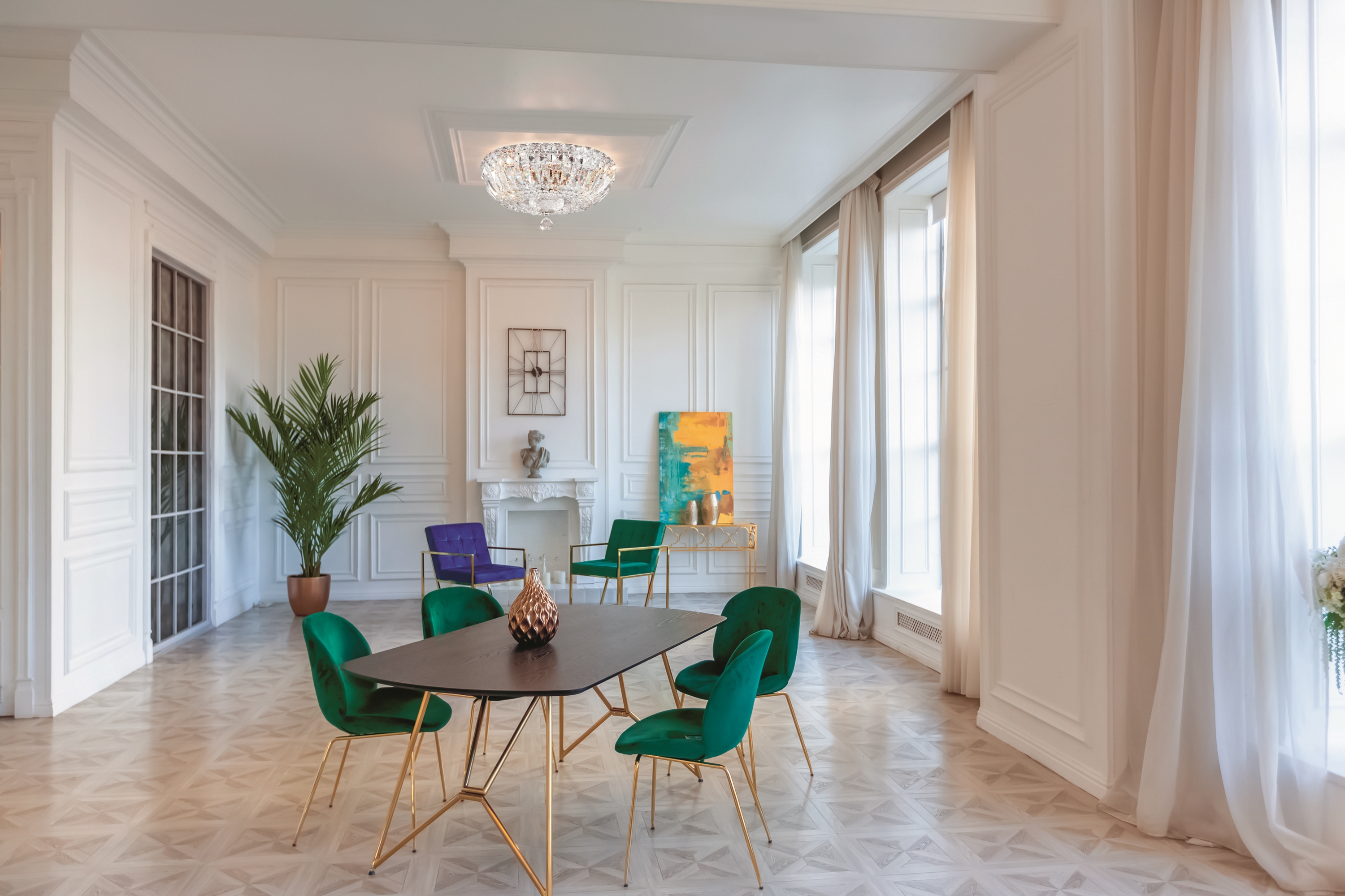 картинка Потолочный светильник Maytoni Basfor DIA100-CL-03-G от магазина pro-decor.kz