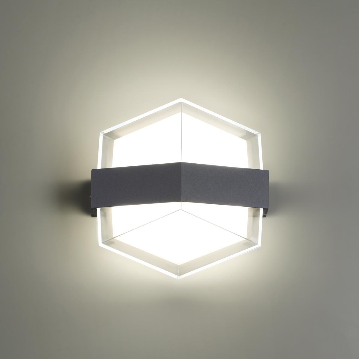 картинка Уличный настенный светодиодный светильник Novotech Street Kaimas 358575 от магазина pro-decor.kz