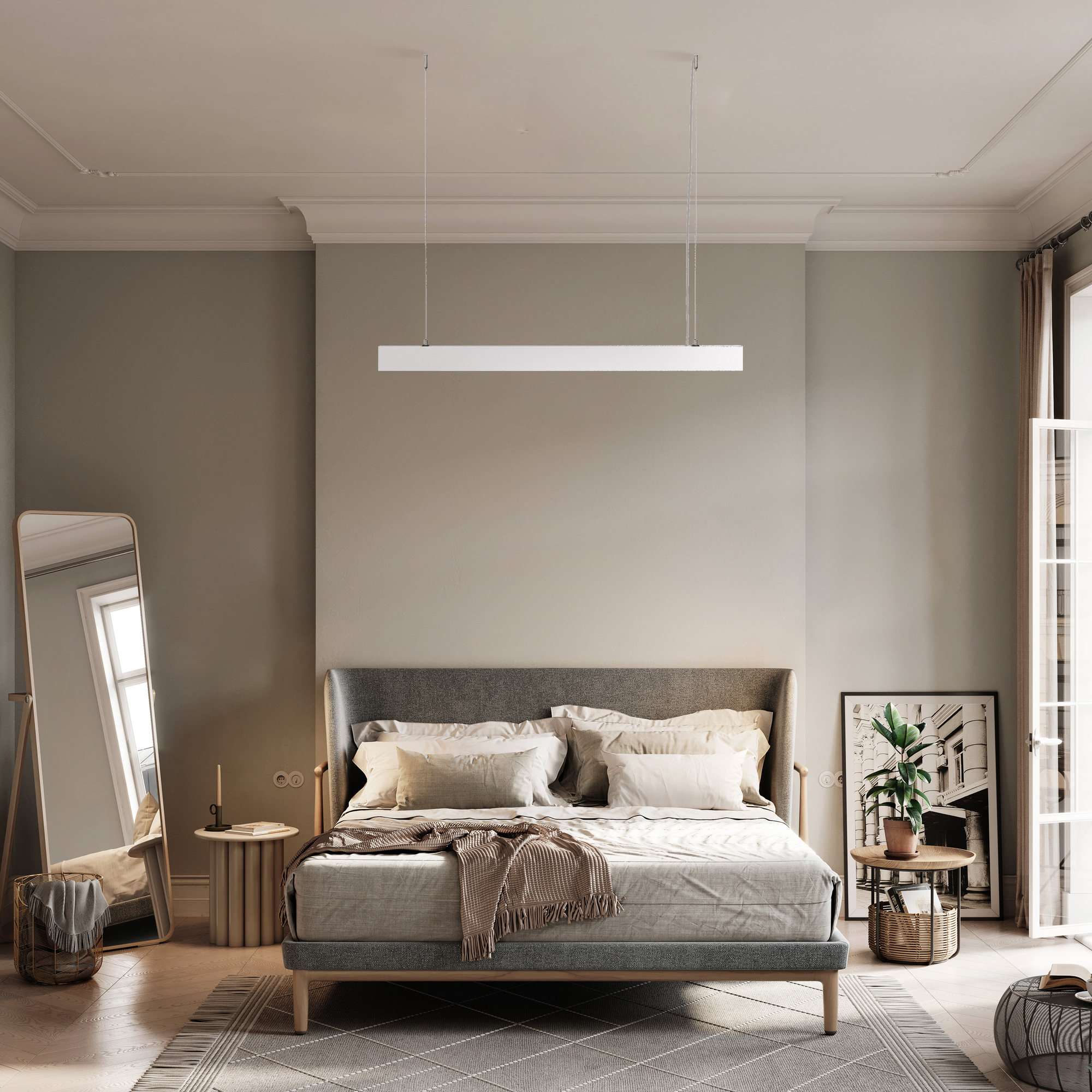 картинка Подвесной светодиодный светильник Maytoni Vinder P050PL-L40W4K от магазина pro-decor.kz