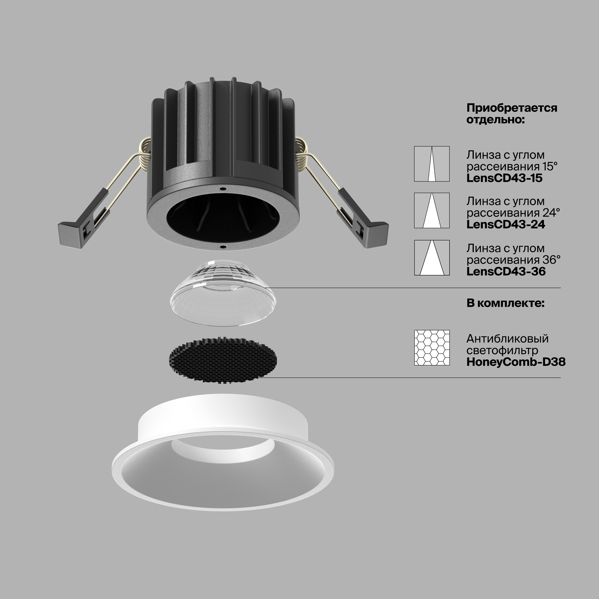 картинка Встраиваемый светильник Technical DL058-12W2.7K-W от магазина pro-decor.kz
