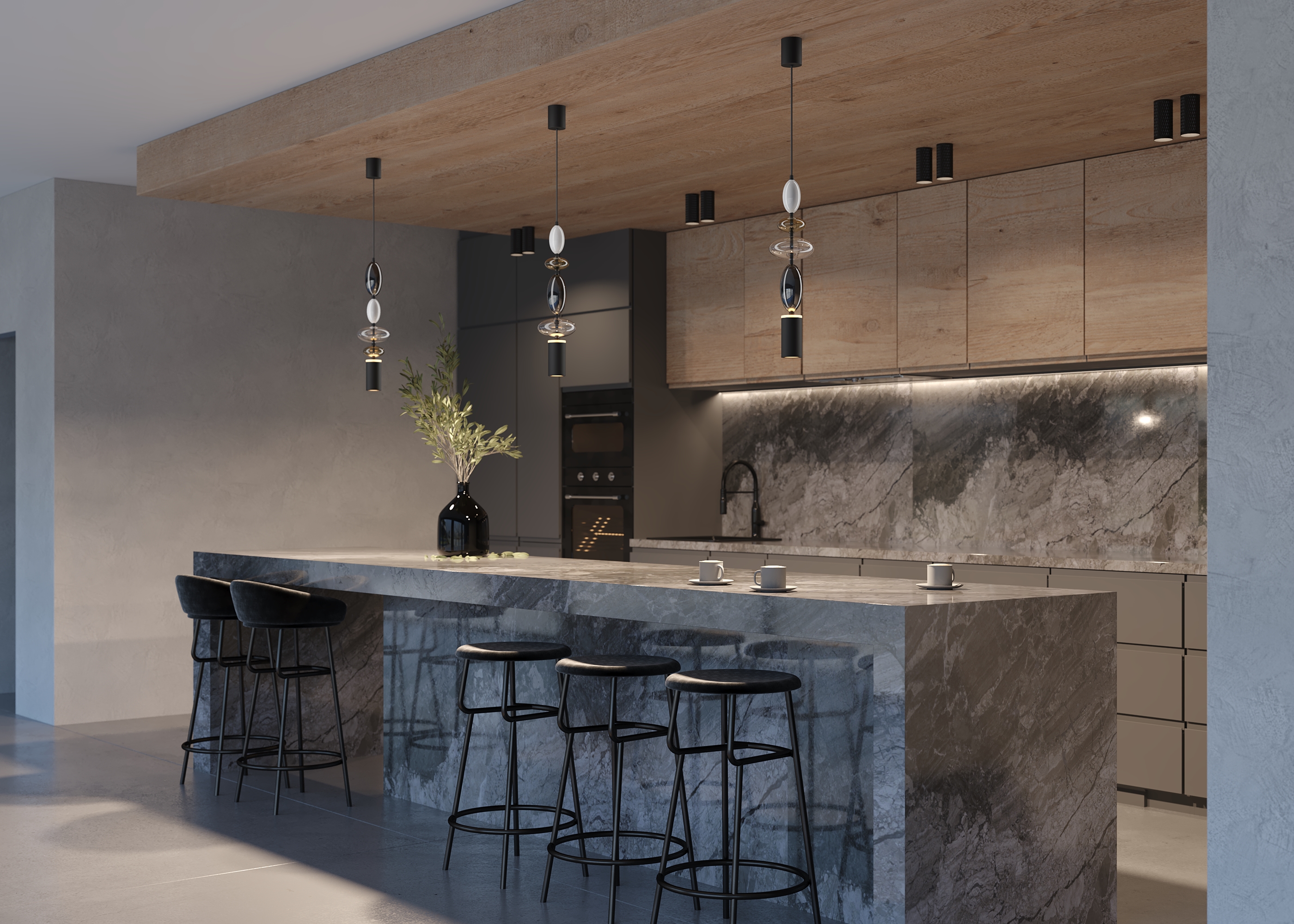 картинка Подвесной светильник Maytoni MOD071PL-L8B3K2 от магазина pro-decor.kz