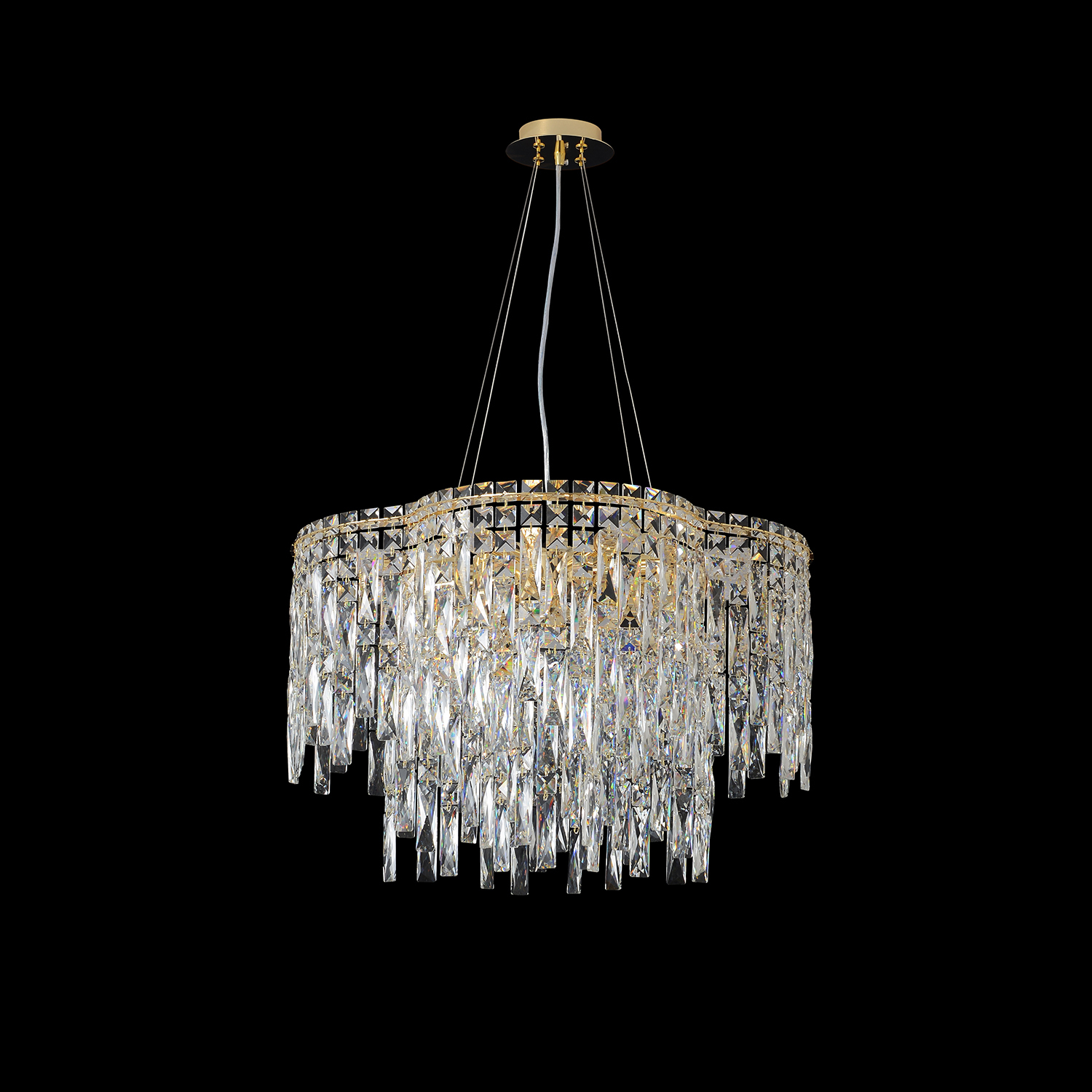 картинка Люстра Crystal Lux ABRIL SP12 GOLD Crystal Lux 0021/312 от магазина pro-decor.kz