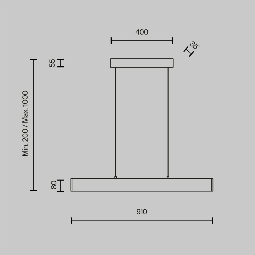 картинка Подвесной светодиодный светильник Maytoni Step P010PL-L23W от магазина pro-decor.kz