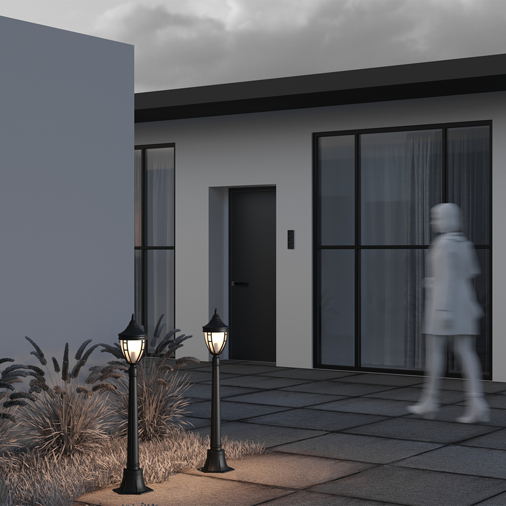 картинка Уличный светильник Maytoni Novara O026FL-01B от магазина pro-decor.kz