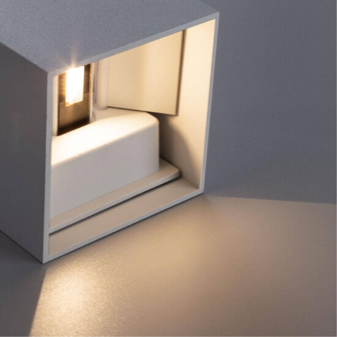 картинка Уличный настенный светодиодный светильник Arte Lamp Rullo A1414AL-1WH от магазина pro-decor.kz