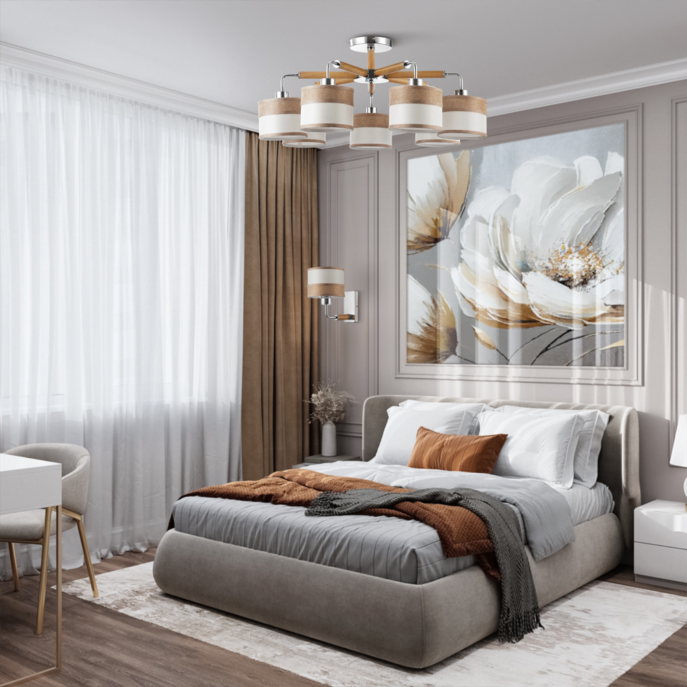 картинка Потолочная люстра Freya Helen FR5329-PL-07-CH от магазина pro-decor.kz
