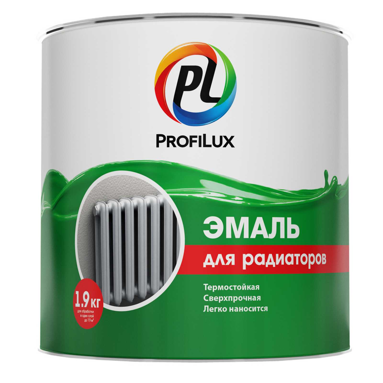 Купить Profilux Эмаль для радиаторов 0,9кг Profilux Эмаль для радиаторов 0,9кг
