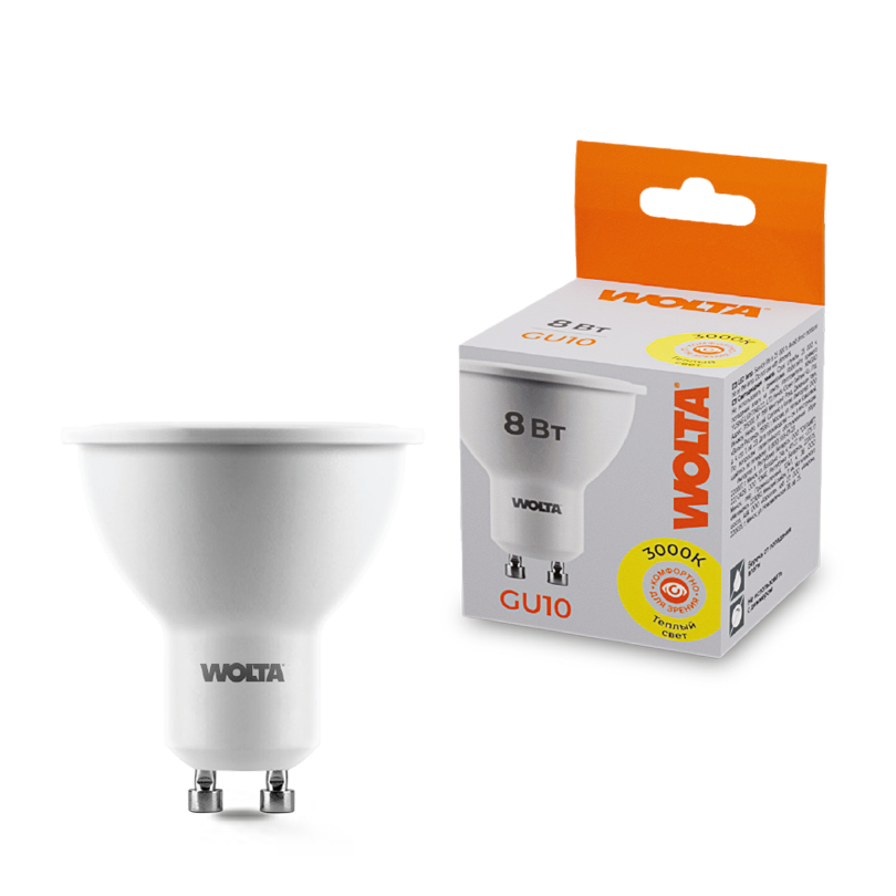 картинка Лампа LED WOLTA 25YPAR16-230-8GU10 от магазина pro-decor.kz
