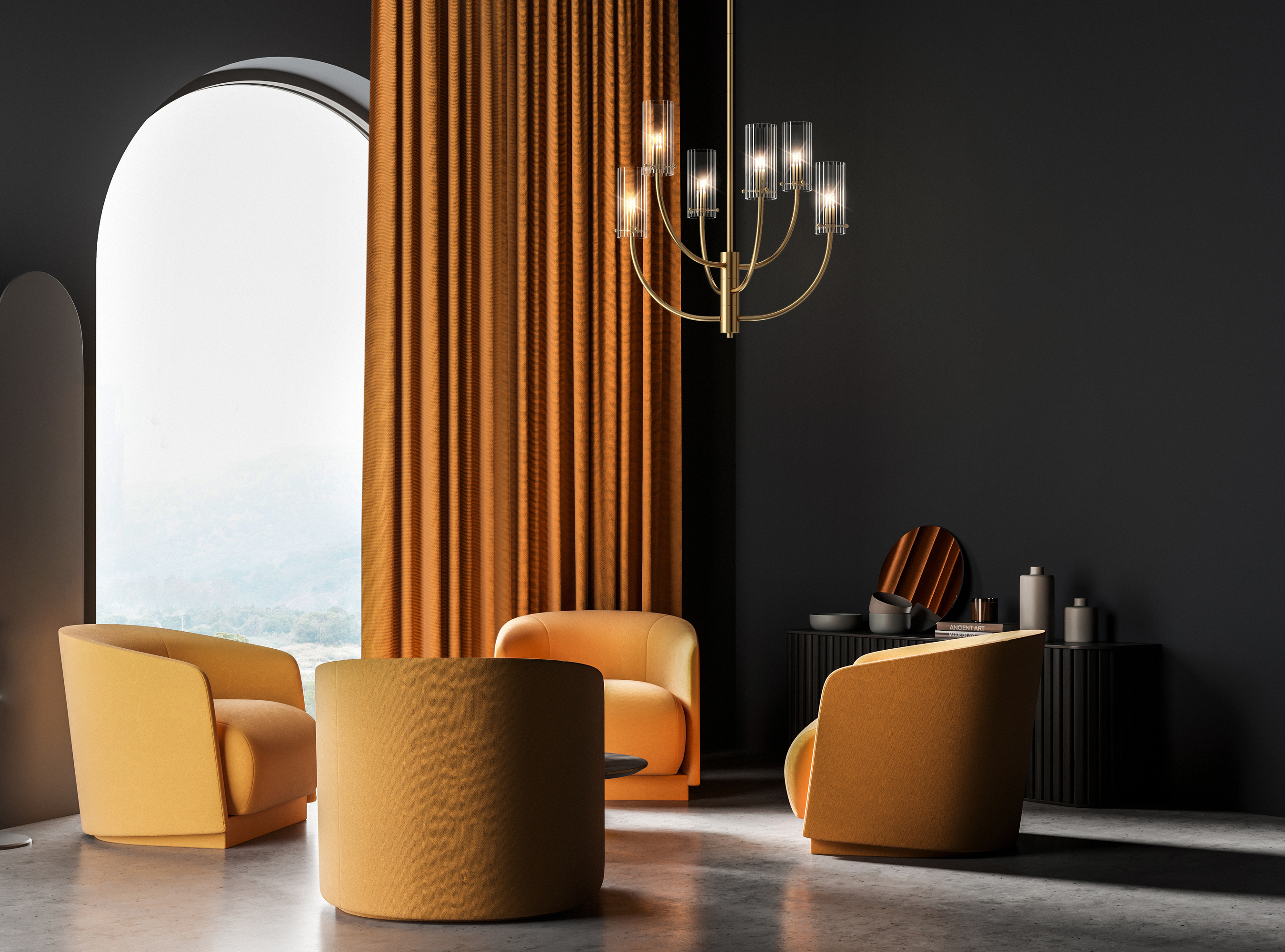 картинка Подвесной светильник Maytoni MOD223PL-06BS от магазина pro-decor.kz