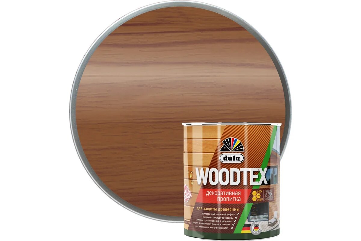 Dufa Пропитка WOOD TEX махагон  3л