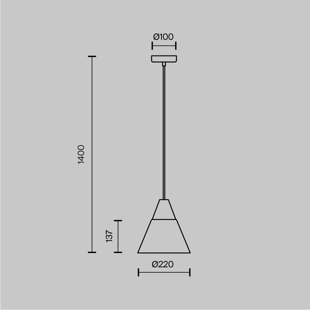 картинка Подвесной светильник Maytoni Bicones P359-PL-01-W от магазина pro-decor.kz