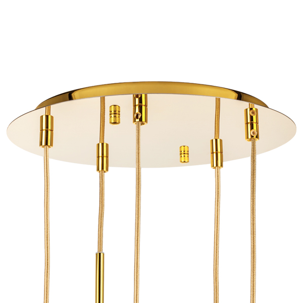 картинка 756052 Люстра CILINO 5х40W GU10 GOLD от магазина pro-decor.kz