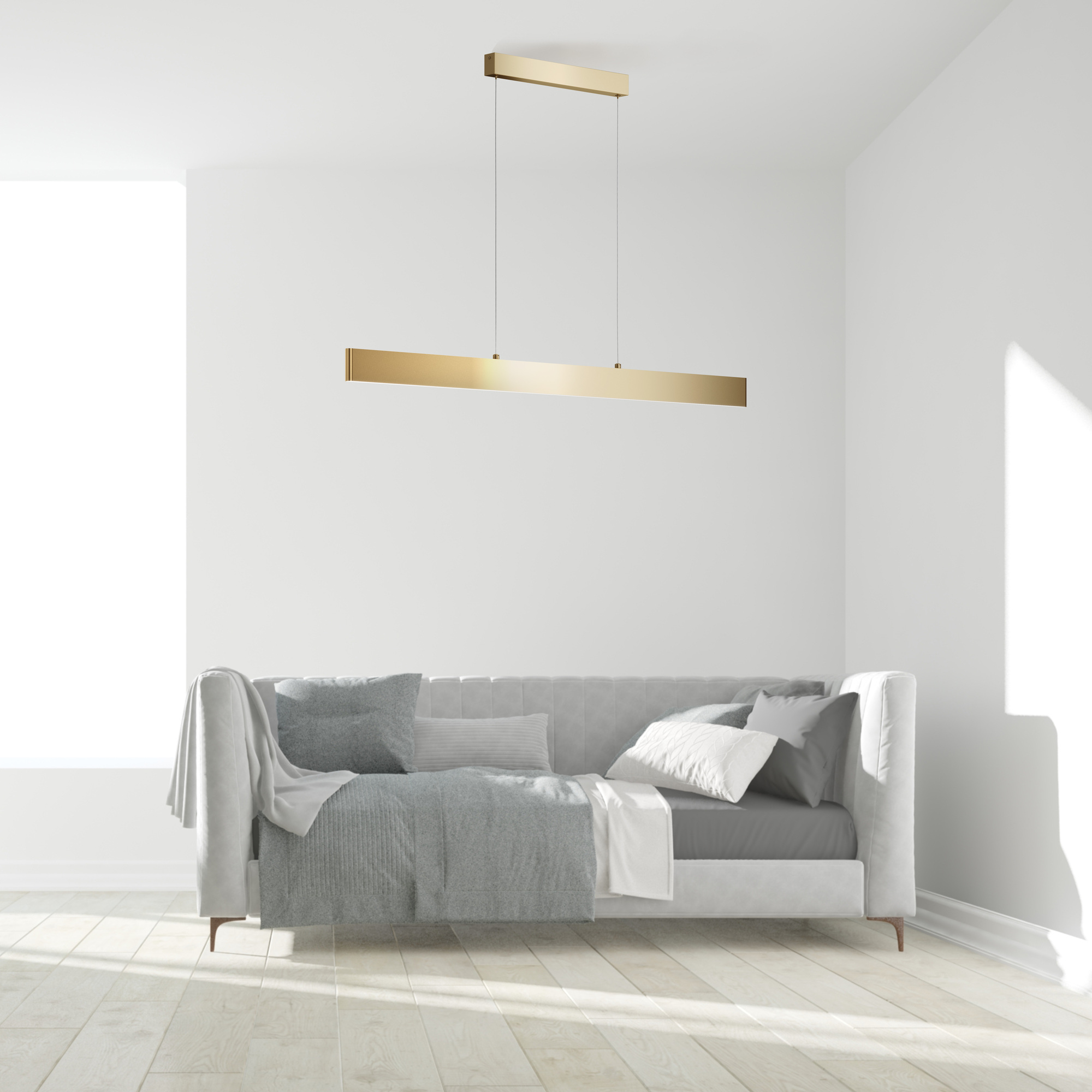 картинка Подвесной светодиодный светильник Maytoni Step P010PL-L30G3K от магазина pro-decor.kz