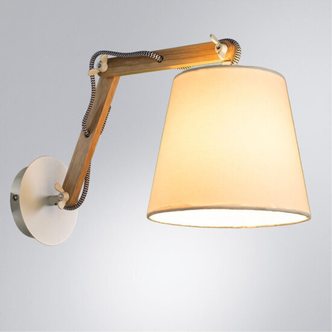 картинка Настенный светильник Arte Lamp Pinoccio A5700AP-1WH от магазина pro-decor.kz