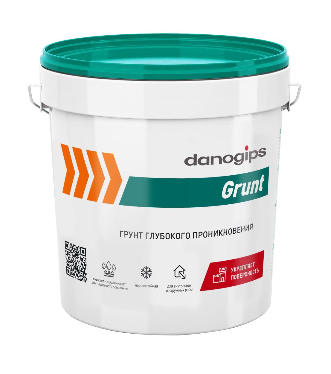 Купить Грунтовка DANO GRUNT (10кг) глубокого проникновения Грунтовка DANO GRUNT (10кг) глубокого проникновения