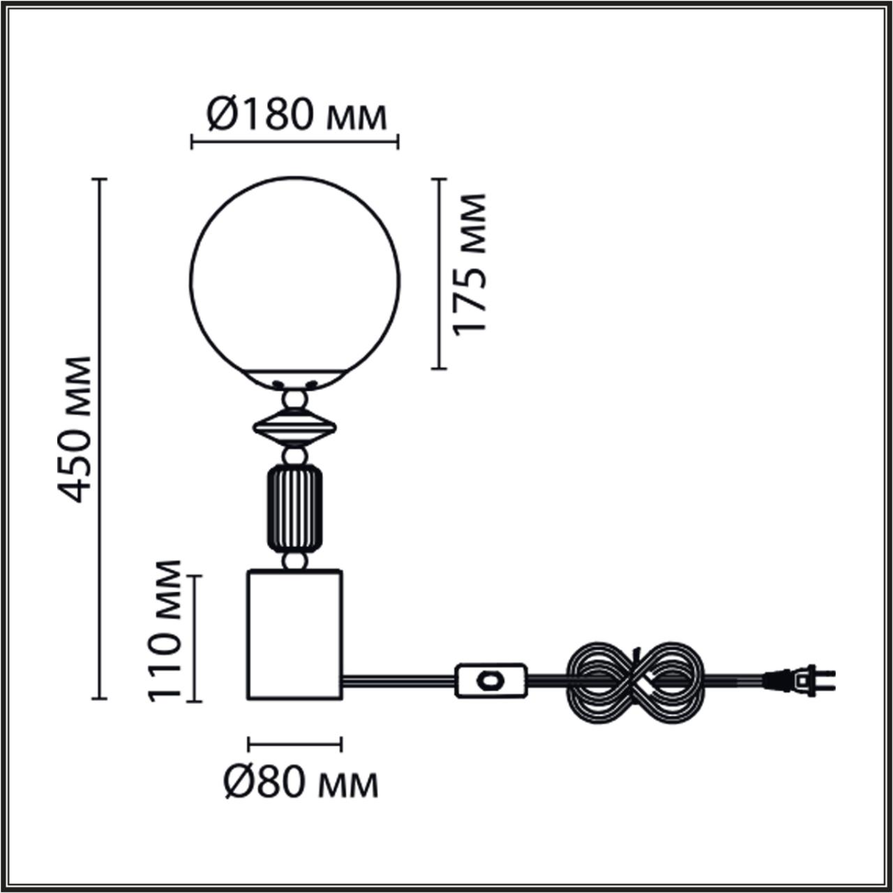 картинка 6580/1T Lumion Лампа настольная  VIVIEN от магазина pro-decor.kz