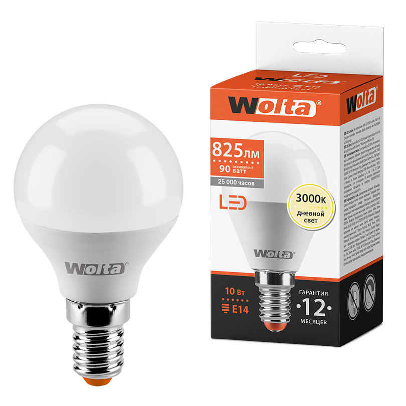 картинка Лампа LED WOLTA 25Y45GL10E14 от магазина pro-decor.kz