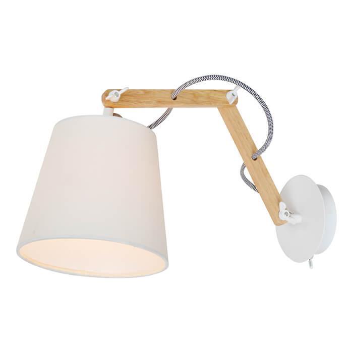картинка Настенный светильник Arte Lamp Pinoccio A5700AP-1WH от магазина pro-decor.kz