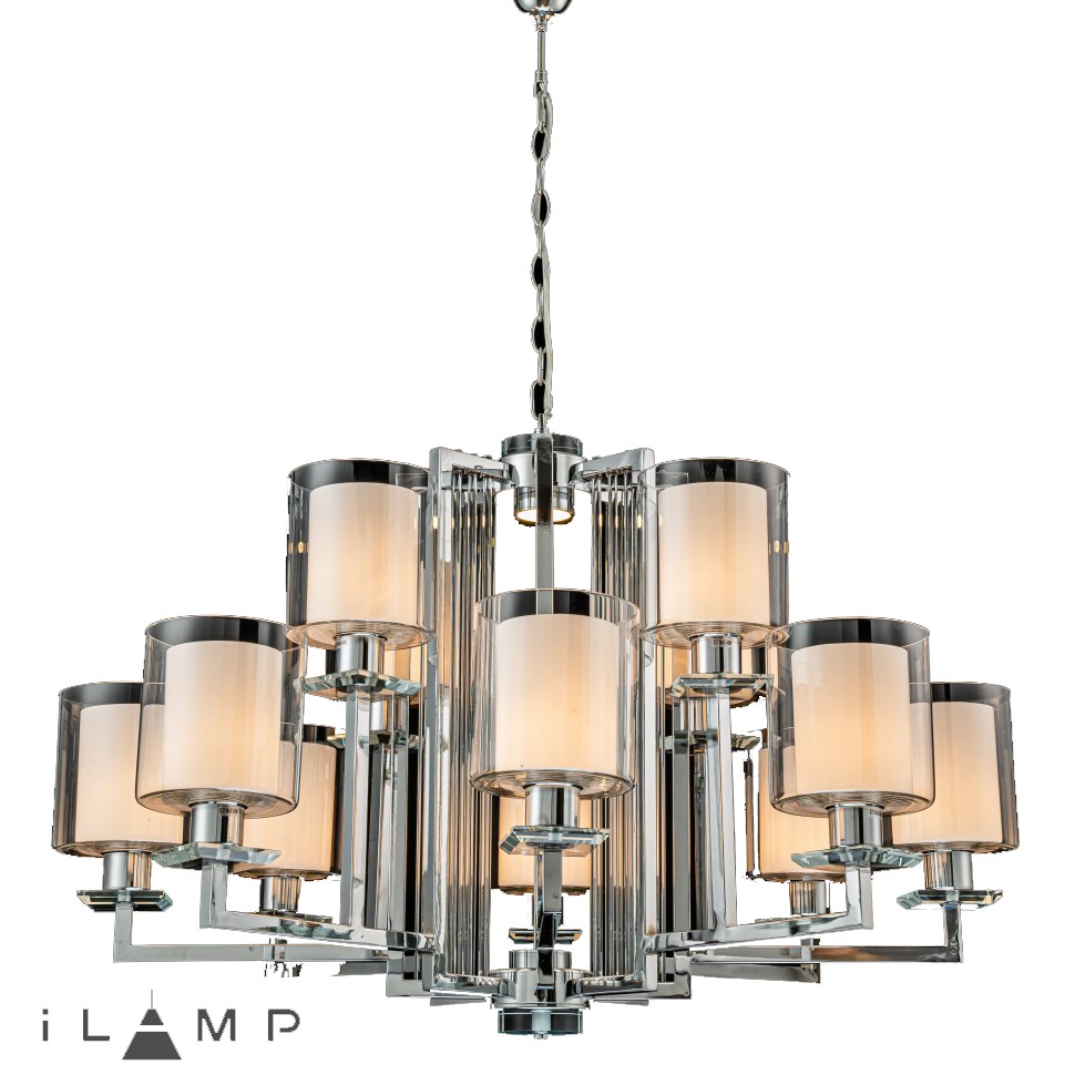картинка Подвесная люстра iLamp King RM6201-8+4 CR+CL магазин pro-decor.kz являющийся официальным дистрибьютором в Казахстане картинка Подвесная люстра iLamp King RM6201-8+4 CR+CL от магазина pro-decor.kz