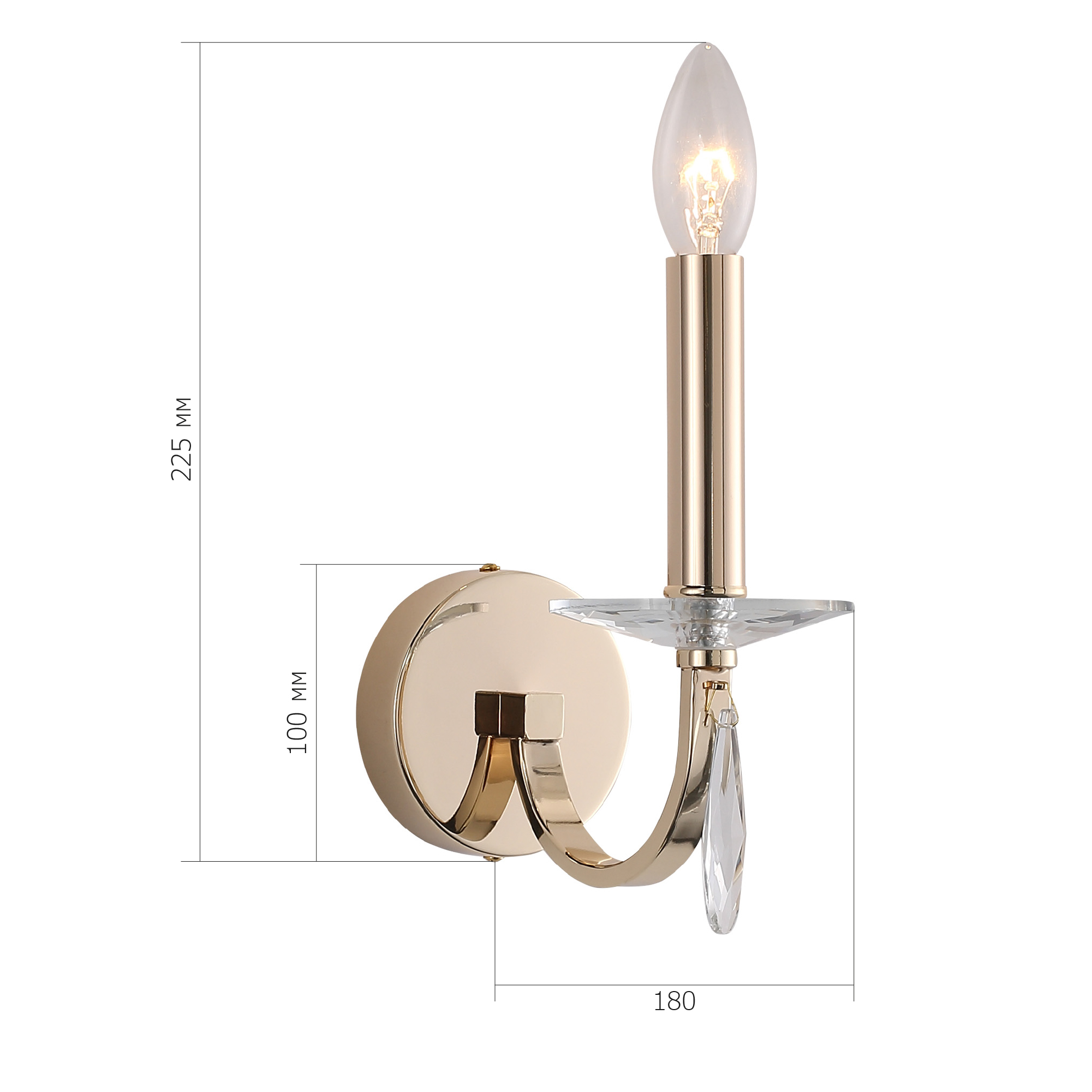 картинка SL1405.201.01 Светильник настенный ST-Luce ЭЛЕГАНС от магазина pro-decor.kz