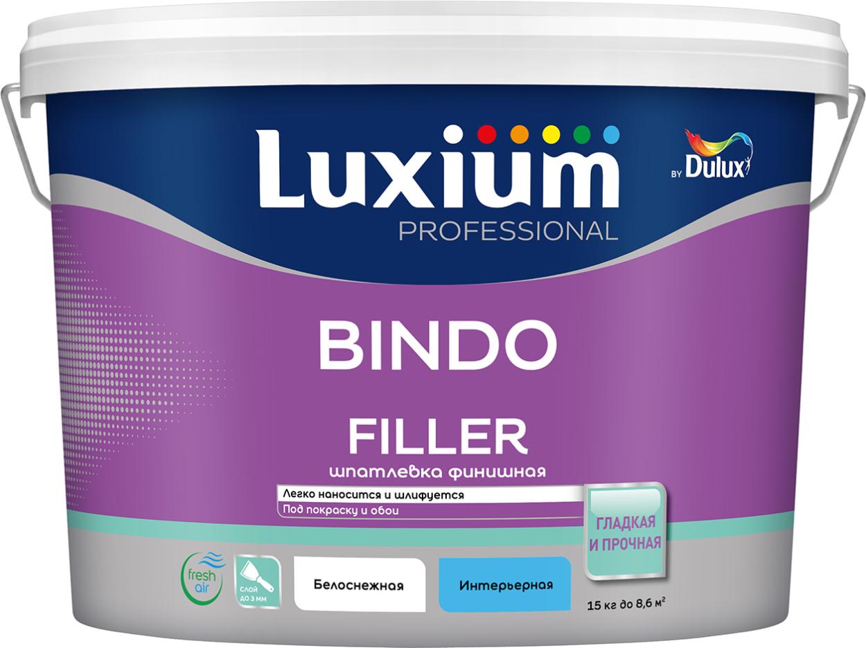 Купить Шпатлевка финишная Luxium Bindo Filler 8,6л (15 кг) Шпатлевка финишная Luxium Bindo Filler 8,6л (15 кг)