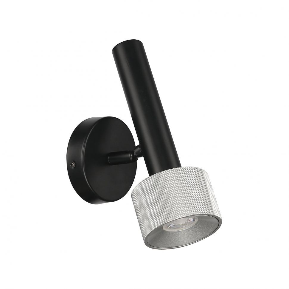 картинка Светильник настенный iLedex Delta iLedex 2360-1 BK+SL от магазина pro-decor.kz