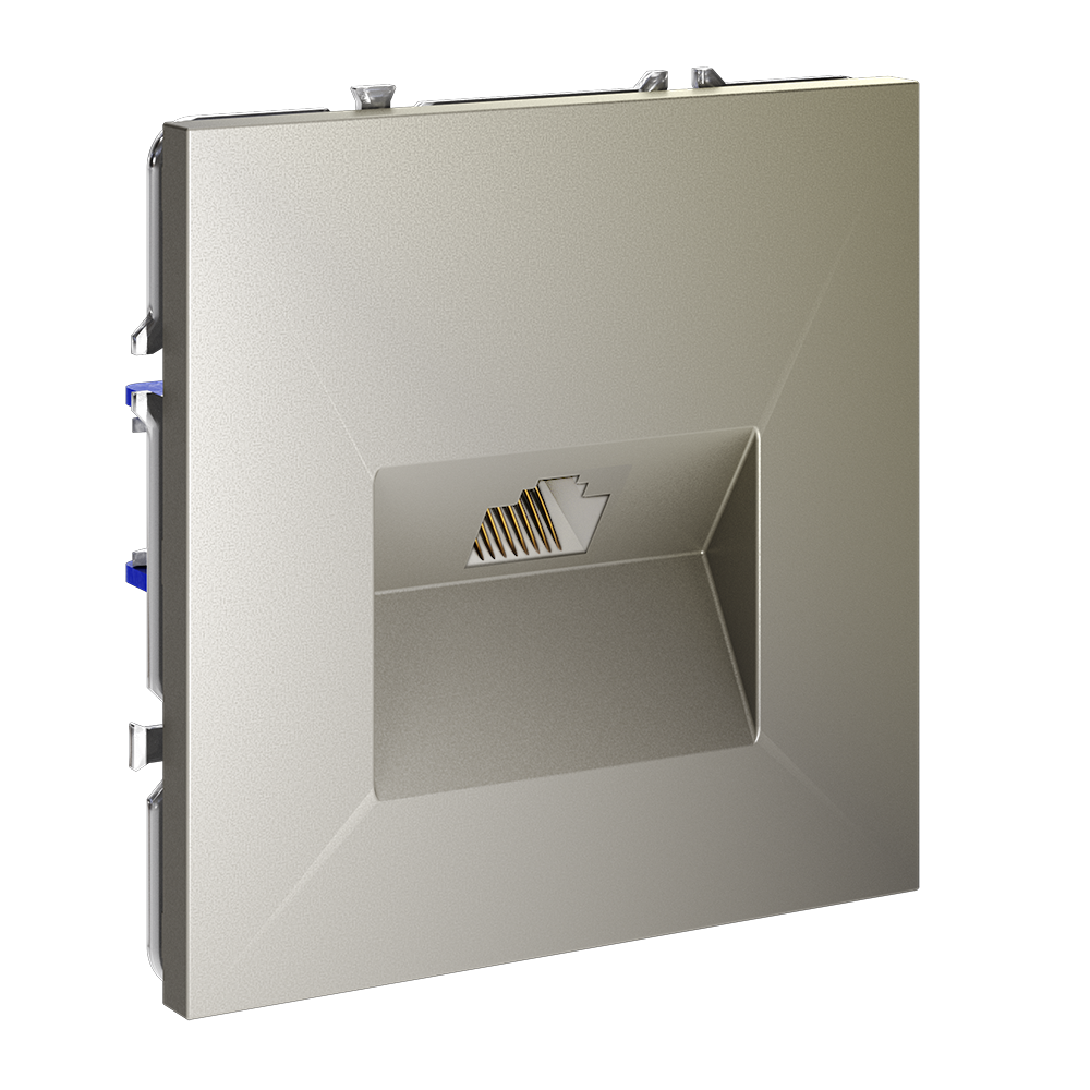 картинка Розетка компьютерная встраиваемая VOLTUM S70 RJ45 кат.6, (шелк) VLS060104 от магазина pro-decor.kz