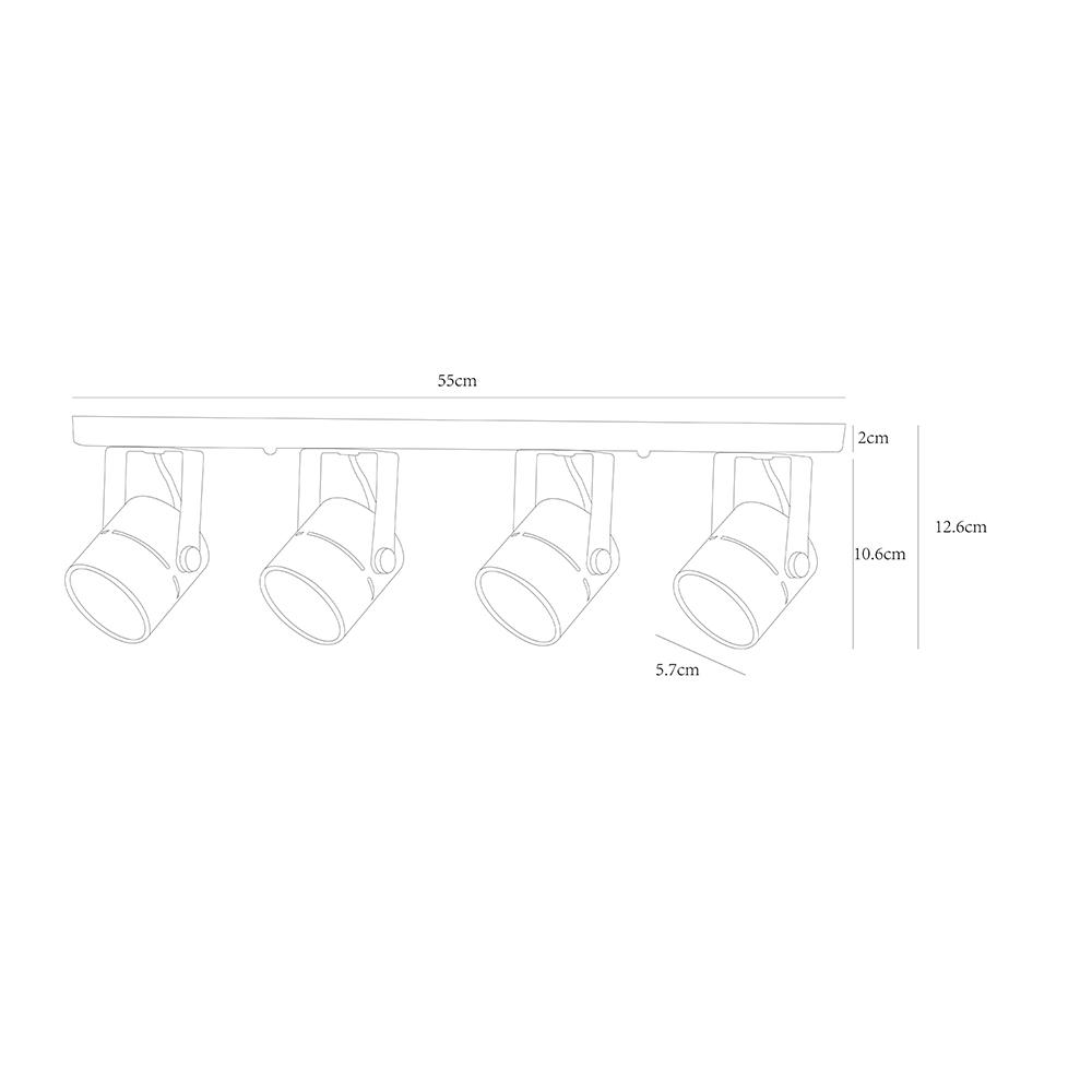 картинка Потолочный светильник Arte Lamp A1311PL-4WH от магазина pro-decor.kz