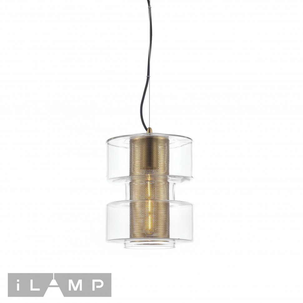 картинка Светильник подвесной iLamp Brick P7555-1 GD от магазина pro-decor.kz