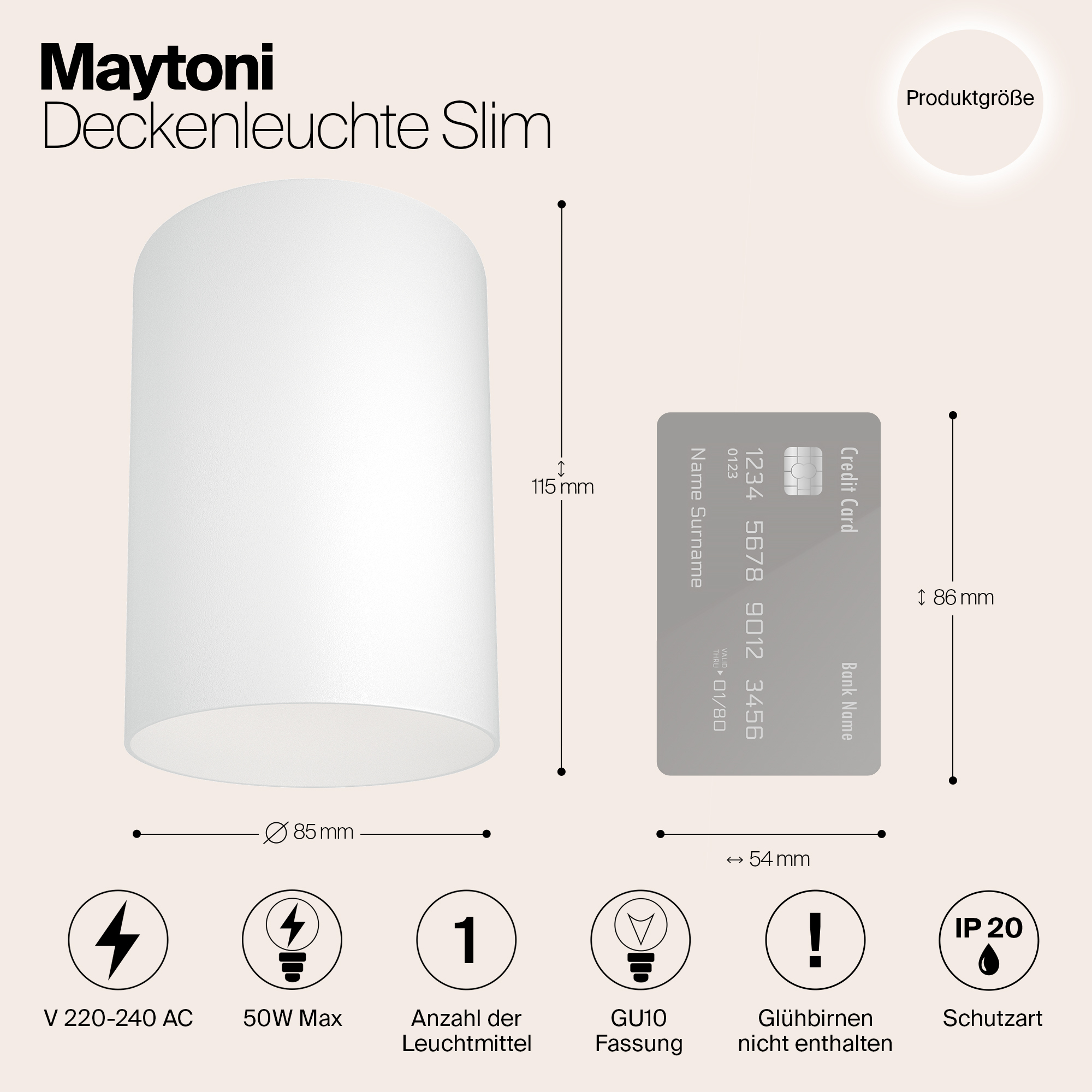картинка Потолочный светильник Maytoni Alfa C014CL-01W от магазина pro-decor.kz