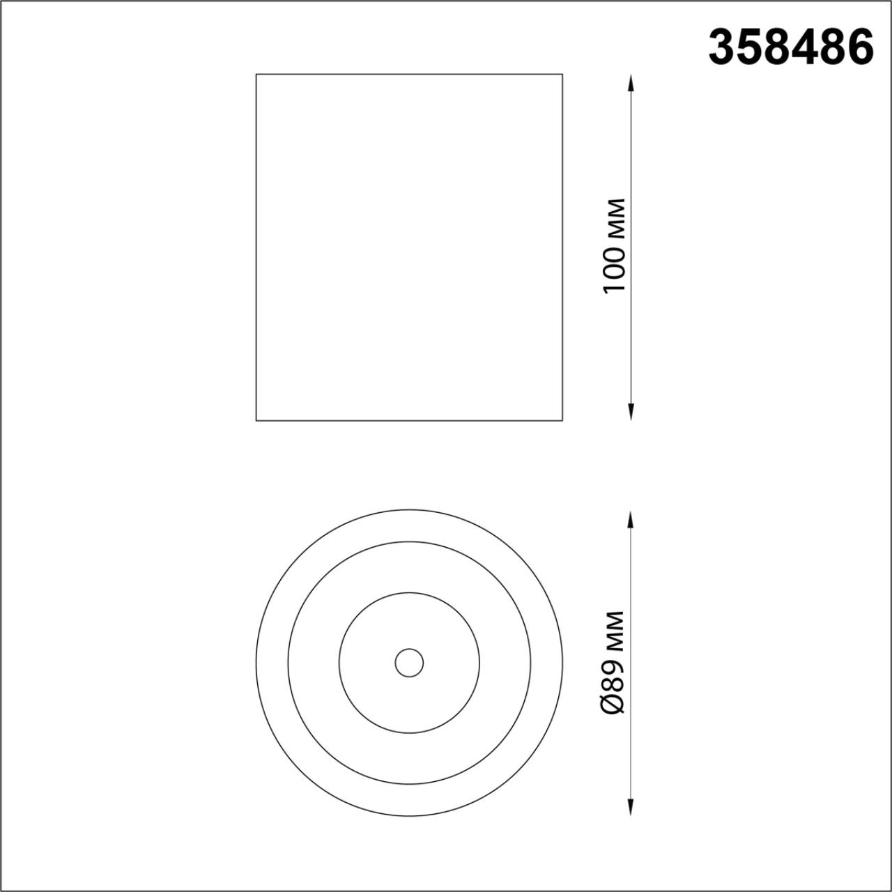 картинка Потолочный светодиодный светильник Novotech Over Recte 358486 от магазина pro-decor.kz