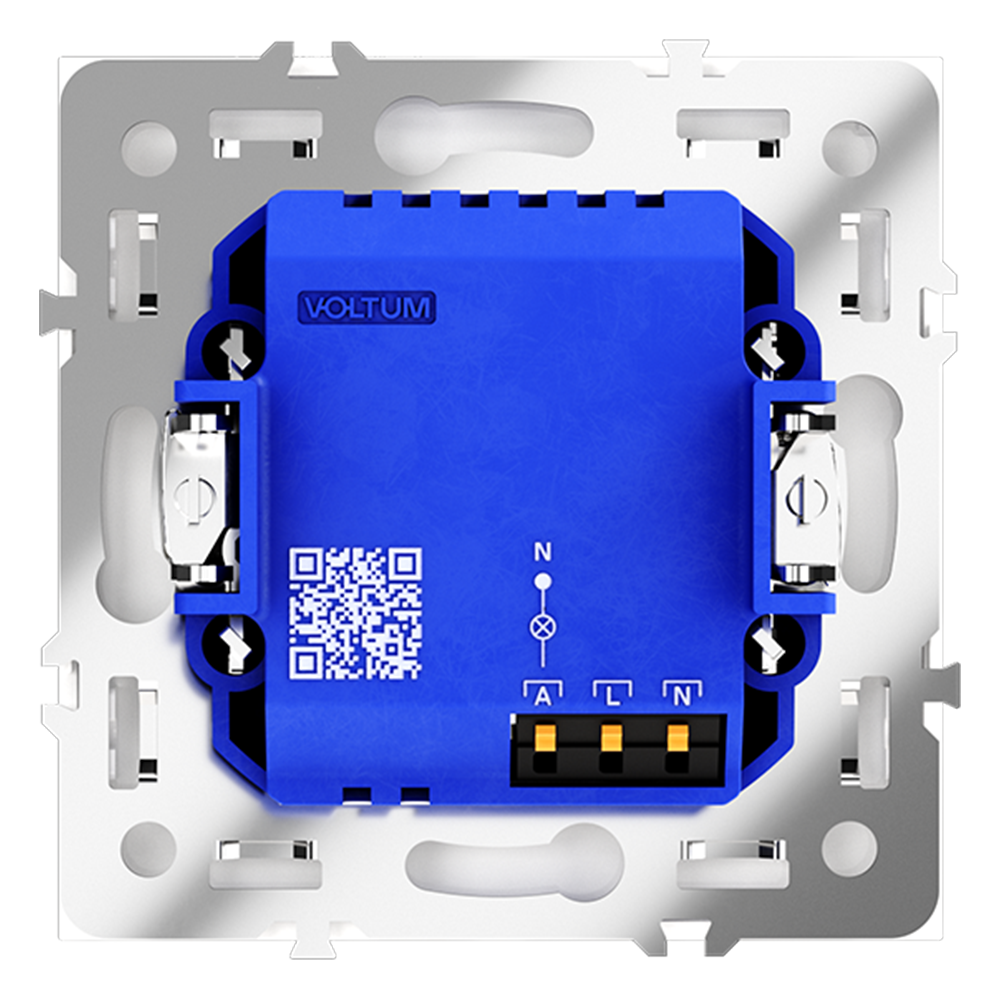 картинка Датчик движения встраиваемый VOLTUM S70, (белый глянцевый) VLS070501 от магазина pro-decor.kz