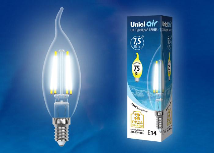 картинка LED-CW-7.5W/NW/E14/CL/GLA01TR картон от магазина pro-decor.kz