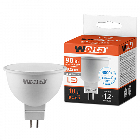 картинка Лампа LED WOLTA 25SMR16-220-10GU5.3 от магазина pro-decor.kz