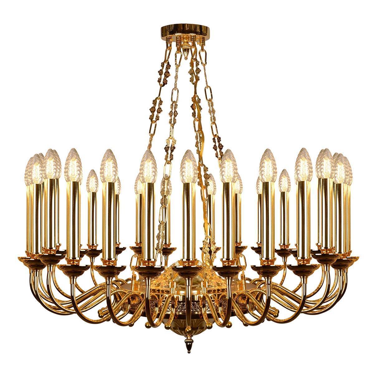 картинка Подвесная люстра iLamp Louvre MD8551-30 GD от магазина pro-decor.kz