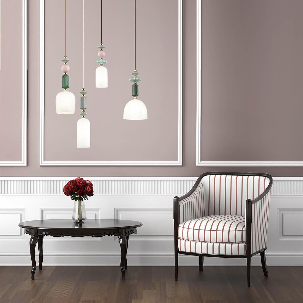 картинка Подвесной светильник Odeon Light Classic Candy 4861/1B от магазина pro-decor.kz