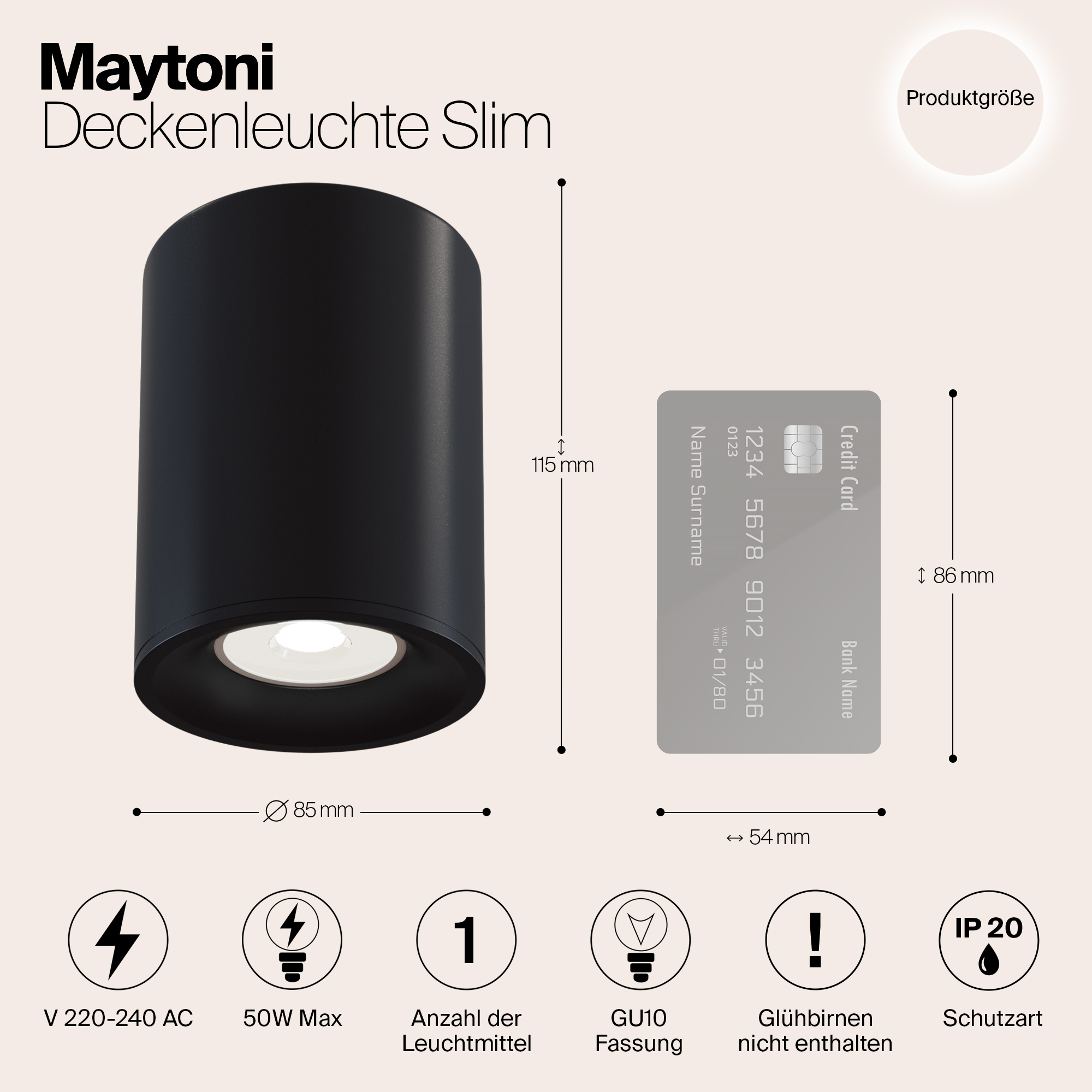 картинка Потолочный светильник Maytoni Alfa C012CL-01B от магазина pro-decor.kz